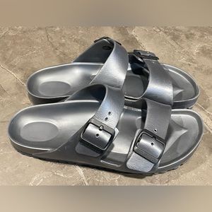 Birkenstock Gray Arizona Essential Sandals